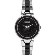 Versus by Versace Sertie Silver & Black Bracelet Watch - Silver/Black