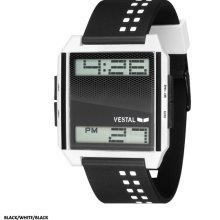 Vestal Digichord Watch - Black/White/Black DIG009