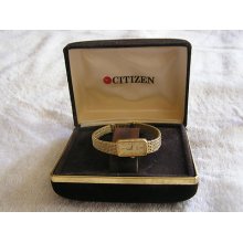 Vintage Citizen Women's Ladies Quartz With Original Box