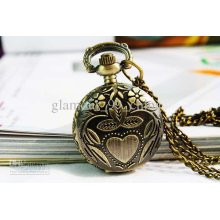 Vintage Fashion Quartz Pocket Watch Diameter 2.5cm