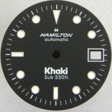 Vintage Hamilton Khaki Sub 330ft Automatic Watch Dial White Luminous Material