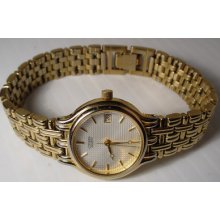 Vintage Ladies Womens Citizen Gold Tone Quartz Wristwatch Watch