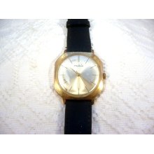 Vintage mechanical gold plated Ruhla mens watch from germany
