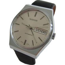 Vintage New old stock automatic Nidor P2711A mens Swiss watch