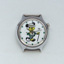 Vintage Russian Mechanical Watch Wostok Miki Maus. Ussr. Rare