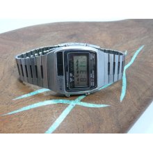 Vintage Seiko A158-5069 Retro Mens Digital Lcd Watch Original. 70s