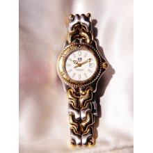 Vintage TAG Heuer Ladies Sel Two-Tone Professional Watch - WG1322-RO N