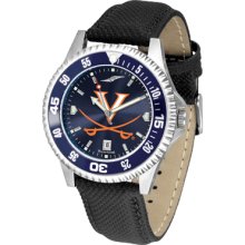 Virginia Cavaliers Competitor AnoChrome Poly/Leather Band Watch