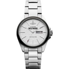 Vivienne Westwood Camden Lock Men's Quartz Watch With Silver Dial Analogue Display And Silver Stainless Steel Bracelet Vv063sl