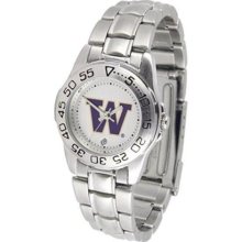 Washington Huskies UW NCAA Womens Steel Sports Watch ...