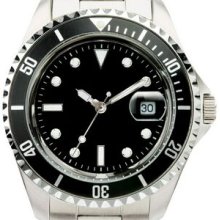 Watch Creations Ladies' Watch w/ Black Bezel & Magnified Date Display Promotional