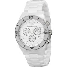 Watch Emporio Armani CerÃ¡mica Ar1424 MenÂ´s White