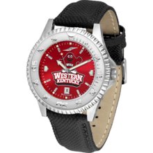 Western Kentucky Hilltoppers Competitor AnoChrome Men's Watch with Nylon/Leather Band