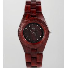 WeWood Watches Odyssey Red Wing Celtis Wood Watch, Brown