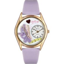 Whimsical Watches C-0440003 Whimsical Womens Knitting Lavender Leather Watch