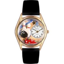 Whimsical Watches Kid s Bowling Quartz Leather Strap Watch