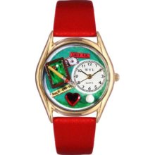 Whimsical Watches Kid s Billiards Quartz Leather Strap Watch