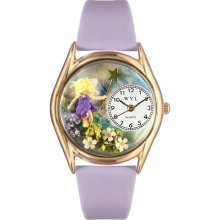 Whimsical watches wc0220002 fairy lavender leather and gold - One Size