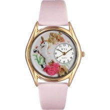 Whimsical watches wc0420001 unicorn pink leather and goldto - One Size