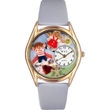 Whimsical watches wc0640007 day care teacher red leather an - One Size