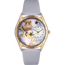 Whimsical watches wc0710009 angel with harp baby blue leath - One Size