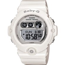 White casio baby-g large digital sports watch bg6900-7