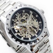 Wilon Fully Automatic Mechanical Watch Back Through The Hollow Steel