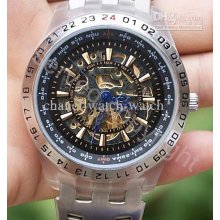 Winner Men's Mens Auto Mechanical Special Army Watches Skeleton All