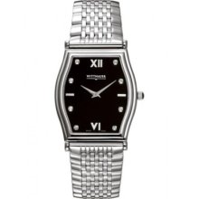 Wittnauer Mens Stratford Diamond Steel Watch 10d08