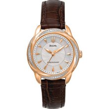 Women Bulova 98R152 Precisionist Rose Gold Tone Precisionist