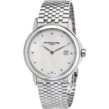 Women's 5966-ST-97001 Stainless Steel Mother-Of-Pearl Dial