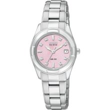 Womens Citizen Eco-Drive Susan G. Komen Watch with Diamonds in St ...