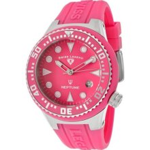 Women's Neptune (44 mm) Pink Dial Pink Bezel Pink Silicone ...