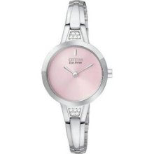 Women's Stainless Steel Case and Bracelet Silhouette Eco-Drive