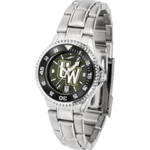 Wyoming Cowboys UW NCAA Womens Steel Anochrome Watch ...