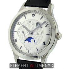 Zenith Class Elite Moonphase Grande Date Stainless Steel 40mm 03.1125.691