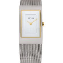 10222-010 Bering Time Ladies Silver Mesh Watch