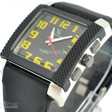 10pcs Sell V6 Watch Luxury Mens Watch Silicone Strap Quartz Watches