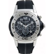 160506KM Krug Baumen Kingston Black Mens Chronograph