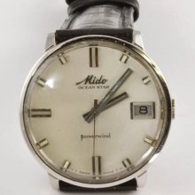 1960's Mido Powerwind Vintage Wrist Watch - Ocean Star