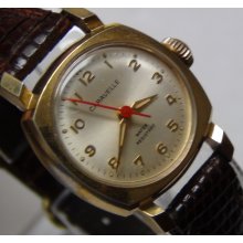 1973 Bulova Ladies Gold Watch w/ Lizard Strap