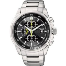 2012 Citizen Eco-drive Titanium Adventure Chronograph Sports Watch Ca0131-55e