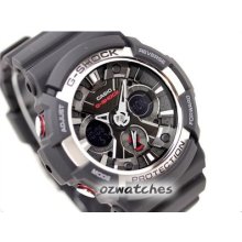 2013 Casio G-shock Motorcycle Sports Motif Ga-200 Ga-200-1a Shock Resistant