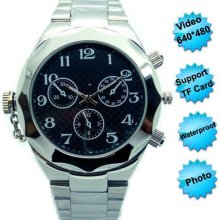 30fps 640x480 Spy Fashion Watch Digital Video Recorder with Hidden Ca