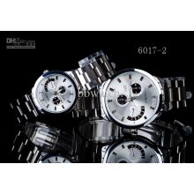 30pcs Luxury Quartz Watch For Men Women Size Steel Stainless Band Si