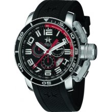 3120.47 Metal CH Mens Diver Black Silicone Watch