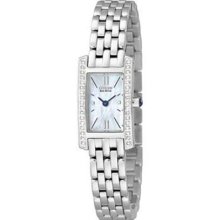 $425 Citizen Eco Drive Ladies Diamond Stainless Watch Silver Eg2680-53d Box