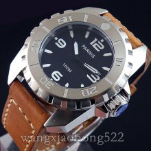 45mm Parnis Luminous Submariner Model Automatic Men Watch Water Resistance 401