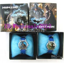 5pcs Batman Watches Wristwatches With Boxes