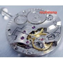 6498 17 Jewel Mechanical Manual Winding Retro Vintage Watch Movement 21,600 Bph